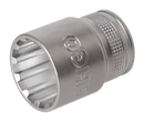 Juego de vasos de 1/2" con perfil estriado en mm y carraca - 24 piezas - BAHCO Suministros Industriales GT