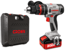 Taladro percutor 20V MAX 40/60 Nm  -  CROWN PROFESSIONAL CROWN PROFESSIONAL Taladro a batería