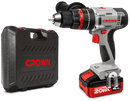 Taladro percutor 20V Max  -  CROWN PROFESSIONAL CROWN PROFESSIONAL Taladro a batería 7640177422897