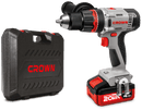 Taladro atornillador 20V MAX  -  CROWN PROFESSIONAL CROWN PROFESSIONAL Taladro a batería