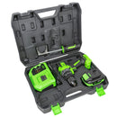 kit Taladro + estuches de brocas  -  JBM JBM Taladro a batería