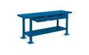 Banco de trabajo azul DER1500 - Metalworks Metalworks Banco trabajo