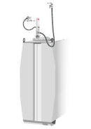Kit de bomba PumpMaster 2 ratio 3:1 para montaje directo sobre depósitos Samoa Bomba neumatica