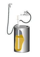 Kit de bomba PumpMaster 4 ratio 3:1 para montaje directo sobre bidón 205 L Samoa Bomba neumatica