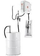 Conjunto bomba PM2 3:1 mural con enrollador carenado y contador para bidón o contenedor Samoa Bomba neumatica