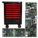 Carro de herramientas 7 cajones especial kit de calado - JBM JBM Carro herramientas