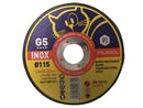 Disco de corte para acero e inoxidable 125x1mm G5 Mussol Inox