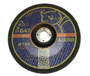 Disco de desbaste para acero 180x6mm Mussol
