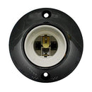 Portalámparas E27 Recto, Fijación en pared/techo 4A/250V