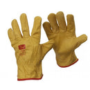 Guante Seguridad Faher Flor Vacuno 1º Calidad Amarillo T.9 Faherma Guante