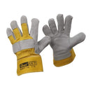 Guante de seguridad americano serraje gris Faherma Faherma Guante