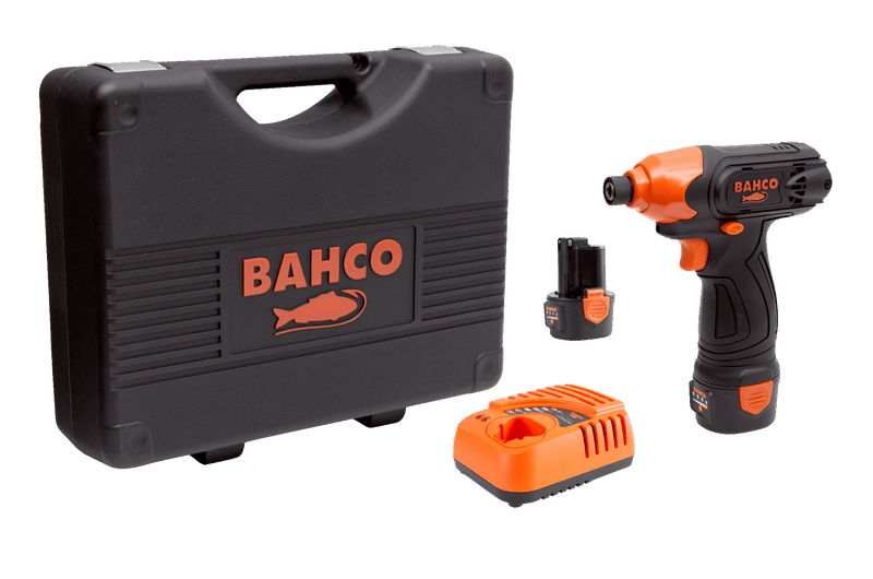 Kit atornillador impacto batería 12V 1/4" Bahco