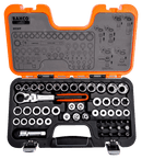 Juego de vasos con carraca articulada 53 Pzs - BAHCO BAHCO Juego de vasos