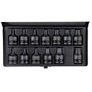 Set 13 puntas impacto de 1/2" Hexagonal y Torx - JBM JBM Juego de vasos