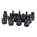 Set 13 puntas impacto de 1/2" Hexagonal y Torx - JBM JBM Juego de vasos