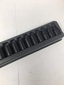 Juego de vasos de impacto 12 caras de 1/2" - Snap-on Snap-on Juego de vasos