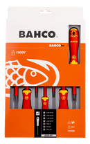 Juego destornilladores Phillips y ranurados aislados VDE BahcoFit - BAHCO BAHCO Juego destornilladores