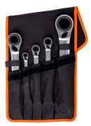 Juego de llaves dobles de estrella planas a carraca 4 en 1 - BAHCO BAHCO Juego llaves