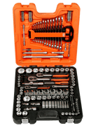 Juego carracas y vasos 1/4-3/8-1/2 138 piezas Bahco BAHCO Juego vasos S138