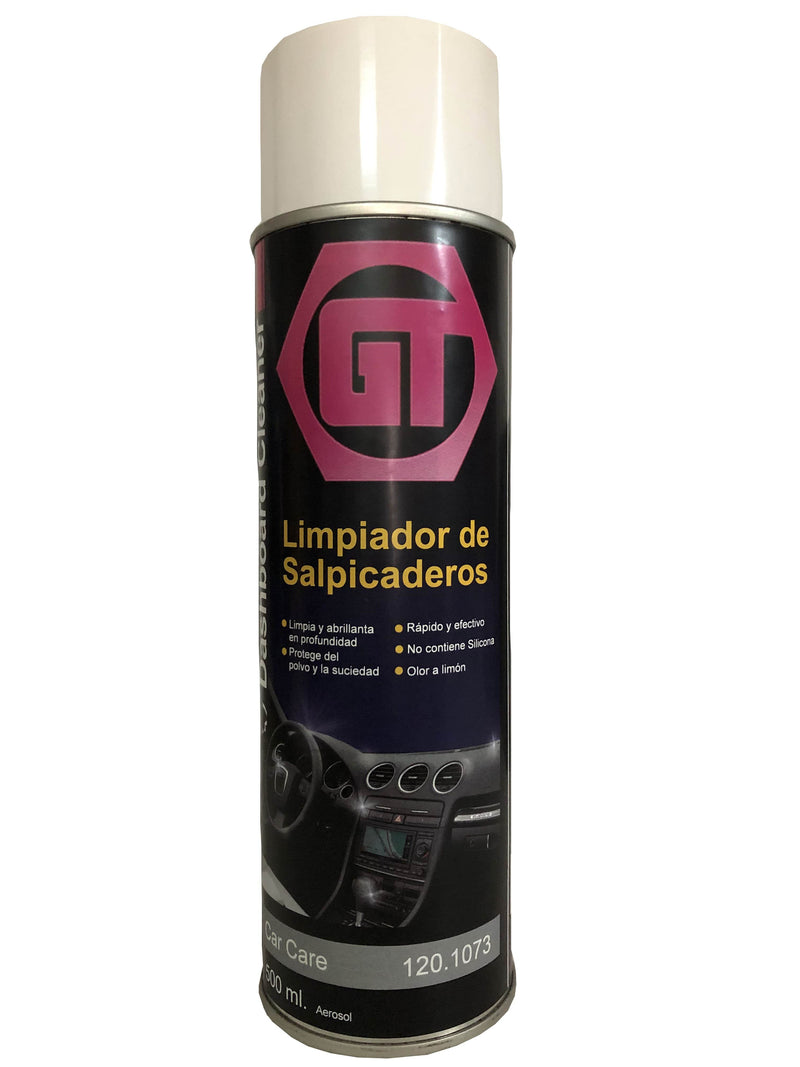 Limpia Salpicaderos sin Silicona GT 500 ml. con Olor a Limón GT