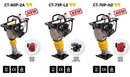 Pison compactador CT-60P-2A -  KOMPAK Kompak Maquinaria pesada