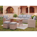 Conjunto de jardín Modelo Madagascar  -  Ehlis Ehlis Mobiliario jardín