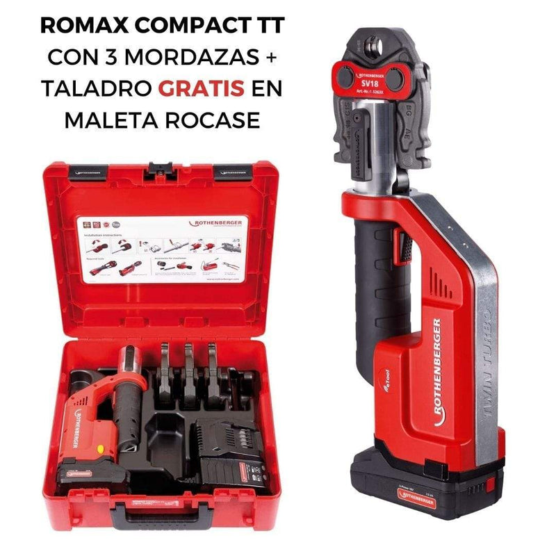 Máquina de prensar Romax Compact TT - Rothenberger Rothenberger Prensa