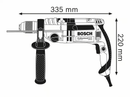 Taladro percutor GSB 24-2 1100 W + L-Case - Bosch Bosch Taladro eléctrico